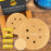320 Grit - 6" Gold Hook & Loop 6-Hole Pattern Sanding Discs for DA Sanders - Box of 50