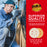 320 Grit - 6" Gold Hook & Loop 6-Hole Pattern Sanding Discs for DA Sanders - Box of 50