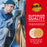 80 Grit - 6" Gold Hook & Loop 6-Hole Pattern Sanding Discs for DA Sanders - Box of 50