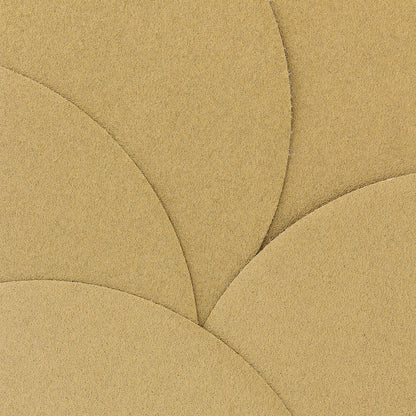 120 Grit - 6" Gold Hook & Loop No Hole Pattern Sanding Discs for DA Sanders - Box of 50