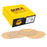 150 Grit - 6" Gold Hook & Loop No Hole Pattern Sanding Discs for DA Sanders - Box of 50