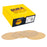 180 Grit - 6" Gold Hook & Loop No Hole Pattern Sanding Discs for DA Sanders - Box of 50
