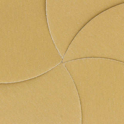 240 Grit - 6" Gold Hook & Loop No Hole Pattern Sanding Discs for DA Sanders - Box of 50