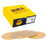 320 Grit - 6" Gold Hook & Loop No Hole Pattern Sanding Discs for DA Sanders - Box of 50