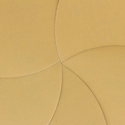 800 Grit - 6" Gold Hook & Loop No Hole Pattern Sanding Discs for DA Sanders - Box of 50