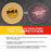 120 Grit - 8" Gold PSA Self Adhesive Stickyback Sanding Discs for DA Sanders - Box of 10