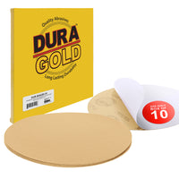 220 Grit - 8" Gold PSA Self Adhesive Stickyback Sanding Discs for DA Sanders - Box of 10