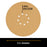 Dura-Gold Premium 9" Drywall Sanding Discs - 60 Grit (Box of 8) - 8 Hole Pattern Hook & Loop Aluminum Oxide Sandpaper - For Power Sander, Sand Wood