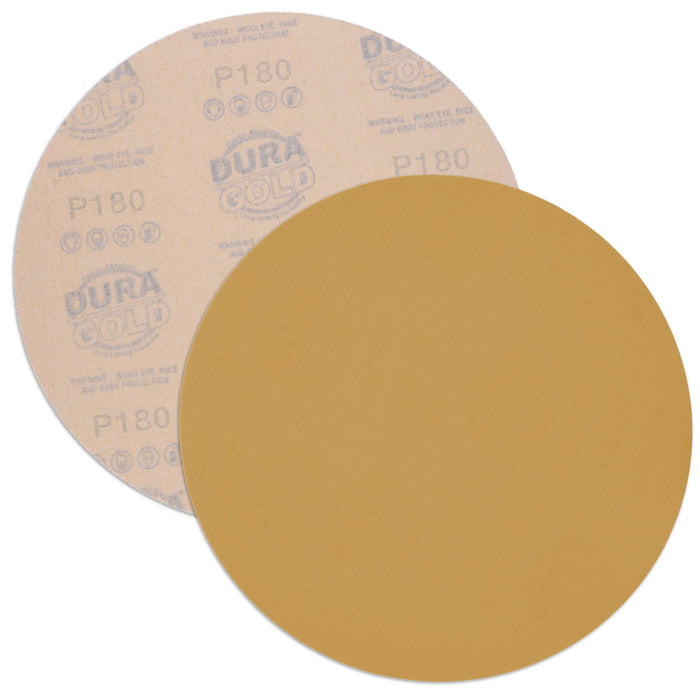 Dura-Gold Premium 9" Drywall Sanding Discs, 180 Grit (Box of 10), Sandpaper Discs with Hook & Loop Backing, Aluminum Oxide Abrasive, For Power Sanders