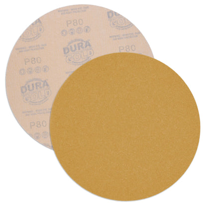 Premium 9" Drywall Sanding Discs, 80 Grit (Box of 10), Sandpaper Discs with Hook & Loop Backing, Aluminum Oxide Abrasive, For Power Sanders