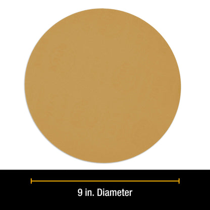 Premium 9" Drywall Sanding Disc Variety Pack Box - 60, 80, 120, 180, 240 Grit (2 Discs Each, 10 Total), Hook & Loop Aluminum Oxide Sandpaper