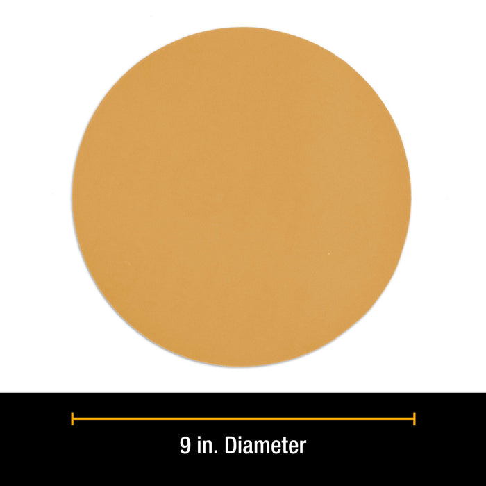 Dura-Gold Premium 9" PSA Drywall Sanding Discs - 120 Grit (Box of 10) - Self Adhesive Aluminum Oxide Abrasive Sandpaper - For Drywall Power Sander