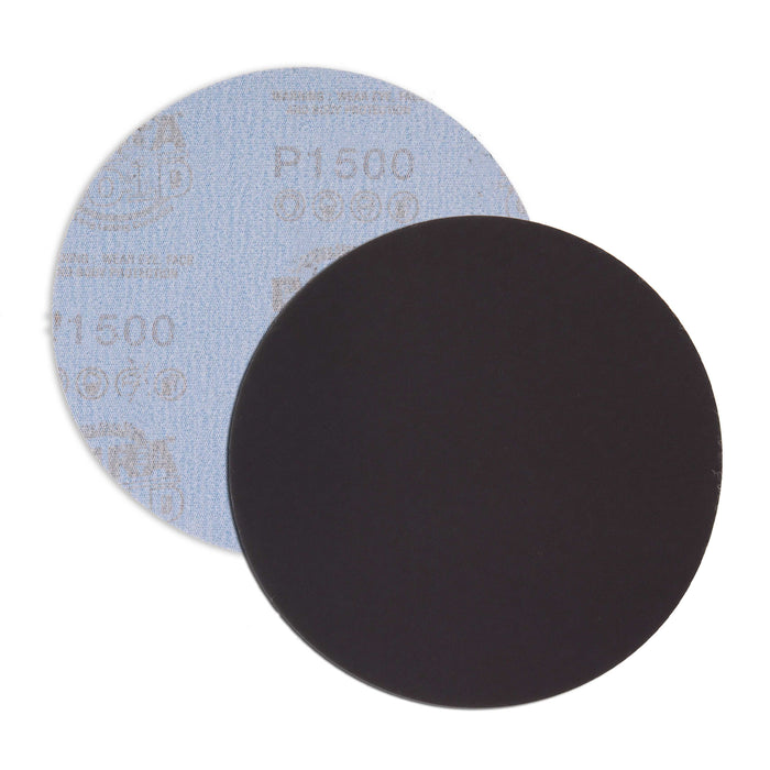 Dura-Gold Premium 6" Wet or Dry Sanding Discs - 1500 Grit (Box of 20) - Sandpaper Discs, Hook & Loop Backing, Silicon Carbide Cutting - Orbital Sander