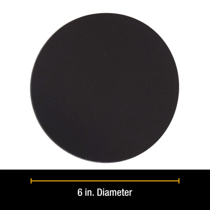 Premium 6" Wet or Dry Sanding Discs - 320 Grit (Box of 20) - Sandpaper Discs, Hook & Loop Backing - Silicon Carbide Cutting - Orbital Sander