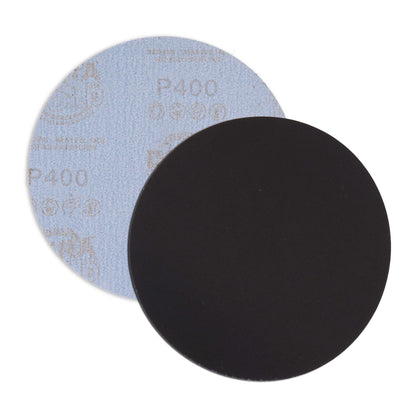 Premium 6" Wet or Dry Sanding Discs - 400 Grit (Box of 20) - Sandpaper Discs, Hook & Loop Backing - Silicon Carbide Cutting - Orbital Sander