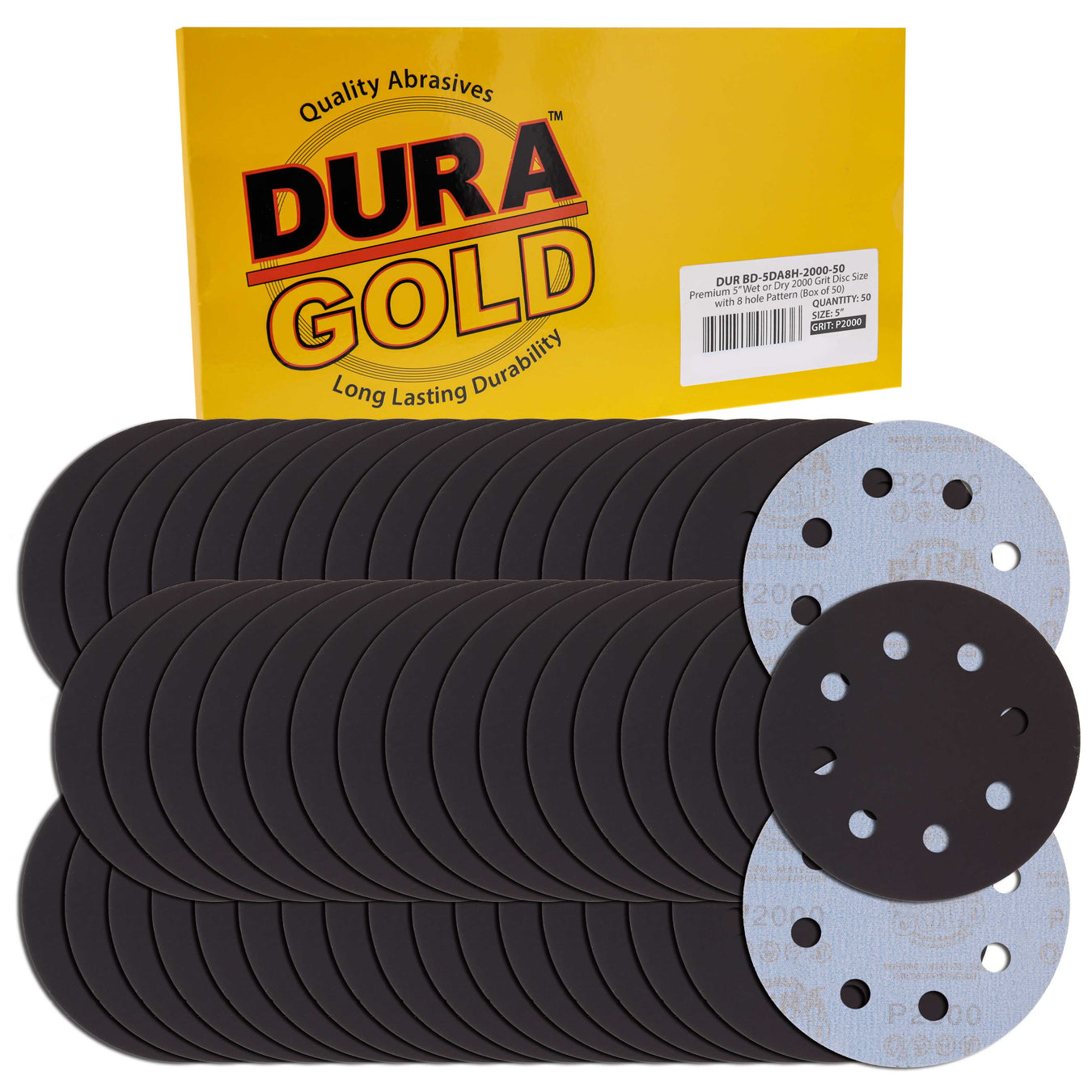 5" Wet or Dry Sanding Discs Dura-Gold