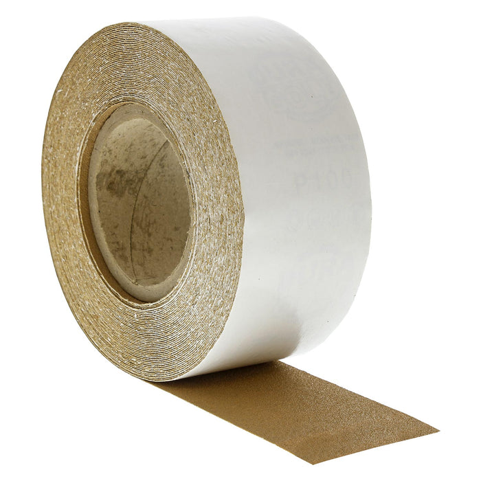 100 Grit Gold - Longboard Continuous Roll PSA Stickyback Self Adhesive Sandpaper 20 Yards Long by 2-3/4" Wide