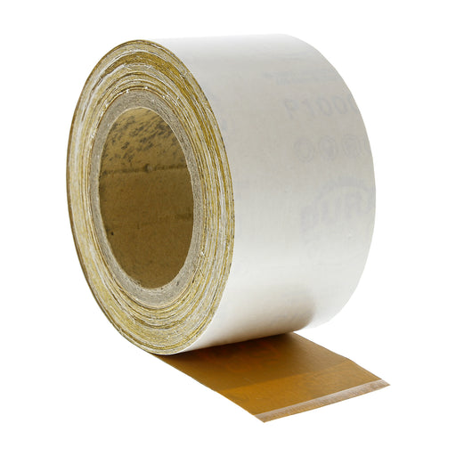 1000 Grit Gold - Longboard Continuous Roll PSA Stickyback Self Adhesive Sandpaper 20 Yards Long by 2-3/4" Wide