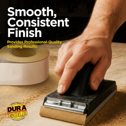 1000 Grit Gold - Longboard Continuous Roll PSA Stickyback Self Adhesive Sandpaper 20 Yards Long by 2-3/4" Wide