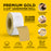 150 Grit Gold - Longboard Continuous Roll PSA Stickyback Self Adhesive Sandpaper 20 Yards Long by 2-3/4" Wide