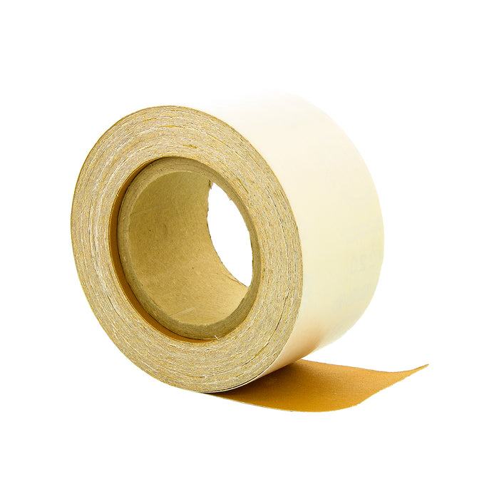 180 Grit Gold - Longboard Continuous Roll PSA Stickyback Self Adhesive Sandpaper 20 Yards Long by 2-3/4" Wide