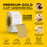 180 Grit Gold - Longboard Continuous Roll PSA Stickyback Self Adhesive Sandpaper 20 Yards Long by 2-3/4" Wide