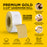 220 Grit Gold - Longboard Continuous Roll PSA Stickyback Self Adhesive Sandpaper 20 Yards Long by 2-3/4" Wide