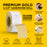 320 Grit Gold - Longboard Continuous Roll PSA Stickyback Self Adhesive Sandpaper 20 Yards Long by 2-3/4" Wide