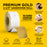 40 Grit Gold - Longboard Continuous Roll PSA Stickyback Self Adhesive Sandpaper 10 Yards Long by 2-3/4" Wide