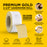 400 Grit Gold - Longboard Continuous Roll PSA Stickyback Self Adhesive Sandpaper 20 Yards Long by 2-3/4" Wide