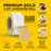 600 Grit Gold - Longboard Continuous Roll PSA Stickyback Self Adhesive Sandpaper 20 Yards Long by 2-3/4" Wide
