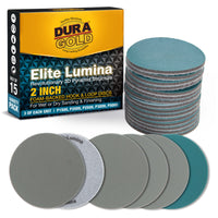 Elite Lumina 2" Foam Sanding Discs,Grits 1500 2000 2500 3000 5000, 15 Disc Variety Pack
