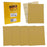100 Grit, Full Size 9" x 11" Sheets, Wood Workers Gold - Box of 6 Sheets - Hand Sand Block Sanding, Cut to Use On Sanders