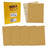 600 Grit, Full Size 9" x 11" Sheets, Wood Workers Gold - Box of 10 Sheets - Hand Sand Block Sanding, Cut to Use On Sanders