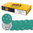 120 Grit 3.5" (90mm) Green Film Sanding Discs, 7-Hole Pattern, Box of 50 - Heavy-Duty Dustless Hook & Loop Backing Sandpaper for Random Orbital Sander, Sand Auto Paint Wood Furniture