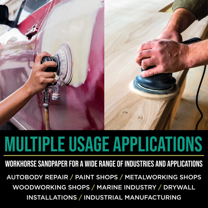 80 Grit 5 - PSA Self Adhesive Sanding Discs DA Sanders - Foto 10