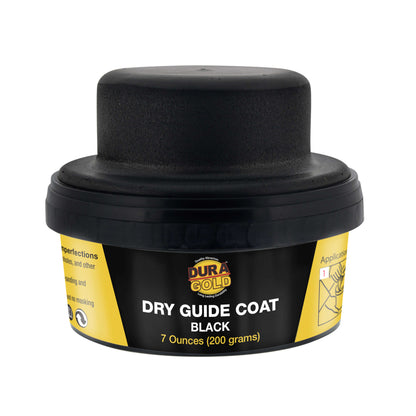 Premium Black Dry Guide Coat Kit, 7 Ounces (200 Grams) - Powder that Instantly Highlights Auto Bodyshop Repair Surface Imperfections Defects
