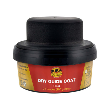 Premium Red Dry Guide Coat Kit, 7 Ounces (200 Grams) - Powder That Instantly Highlights Auto Bodyshop Repair Surface Imperfections, Defects