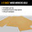 150 Grit - 1/2 Sheet Size Wood Workers Gold, 4-1/2" x 11" with Hook & Loop Backing - Box of 16 Sheets - Hand Sand Sander