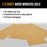 220 Grit - 1/2 Sheet Size Wood Workers Gold, 4-1/2" x 11" with Hook & Loop Backing - Box of 16 Sheets - Hand Sand Sander