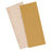 80 Grit - 1/2 Sheet Size Wood Workers Gold, 4-1/2" x 11" with Hook & Loop Backing - Box of 16 Sheets - Hand Sand Sander