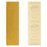 60 Grit - Gold - Hand Sanding Sandpaper Sheets Hook & Loop 9" x 2-2/3" - Box of 20