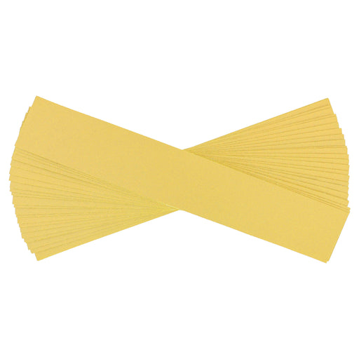 80 Grit - Gold - Longboard Sheets 2-3/4" wide by 16-1/2" long - PSA Self Adhesive Stickyback Sandpaper - Box of 20