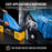12' x 400' Pure Blue Protective Masking Film Cover - Overspray Paintable Sheeting Roll, Painters Plastic (10 Micron, .4 Mil) - Plastic Painting Protection for Auto & Household Paint Covering