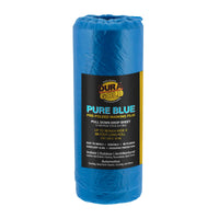 72" x 59' Pure Blue Pre-Folded Masking Film - Painters Plastic Roll (0.4 Mil) Pull Down Drop Sheet, Pre-Folded Plastic Sheeting