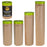 Pre-Taped Masking Paper for Painting (Variety Pack 6", 12", 18", 24" x 50' Rolls) Tape and Drape Painters Paper, Protective Covering, Overspray Barrier, Home Renovation, Walls Furniture Cars