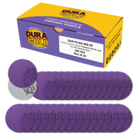 Premium 400 Grit 2" Purple Film Ceramic Sanding Discs, Box of 30 - Hook & Loop Backing Sandpaper for DA Sander, Drill, Grinder, Rotary Tool