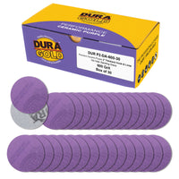 Premium 600 Grit 2" Purple Film Ceramic Sanding Discs, Box of 30 - Hook & Loop Backing Sandpaper for DA Sander, Drill, Grinder, Rotary Tool