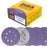 Premium 120 Grit 5" Purple Film Ceramic Sanding Discs, 8-Hole Pattern, Box of 50 - Dustless Hook & Loop Backing Sandpaper for DA & Random Orbital Sanders - Sand Auto Paint, Wood, Woodworking