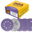 Premium 180 Grit 5" Purple Film Ceramic Sanding Discs, 8-Hole Pattern, Box of 50 - Dustless Hook & Loop Backing Sandpaper for DA & Random Orbital Sanders - Sand Auto Paint, Wood, Woodworking